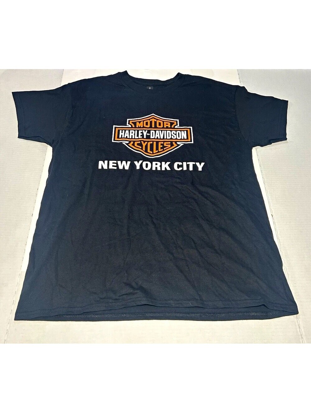 Motorcycle T-shirt, Harley Davidson, New York City L